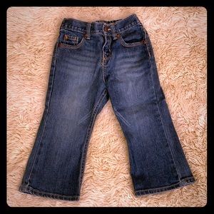 OSH KOSH Toddler Girl’s Bootcut Denim Jeans Size 24months NWOT